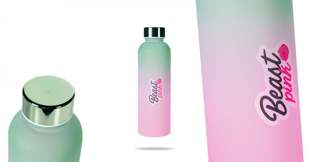 Fľaša Thirst Trap Bottle Gradient 500 ml - BeastPink