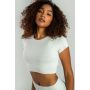 Женская футболка Essential CropTop Moon Grey - STRIX