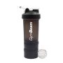 Багатосекційний шейкер Blend Bottle Black White - GymBeam