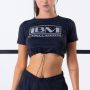 Women‘s Gold Details CropTop Black - LABELLAMAFIA