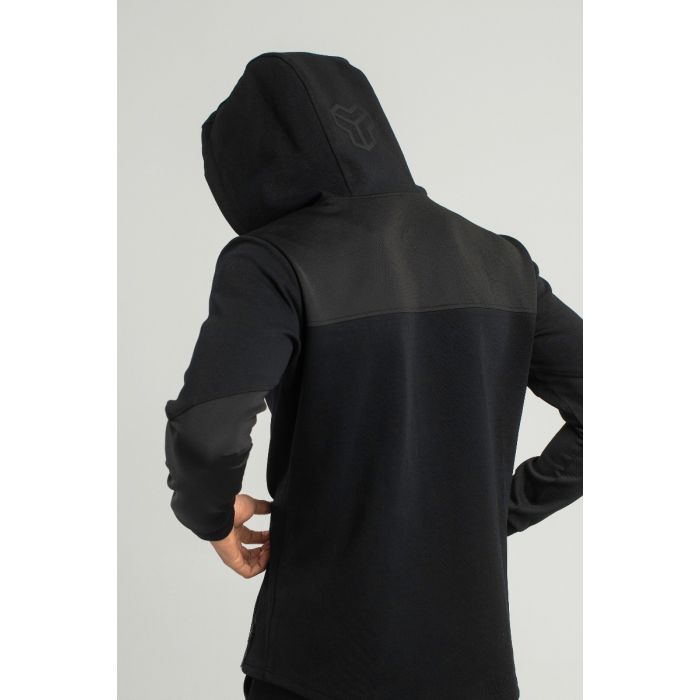 Essential Zip Up Hoodie Black - STRIX