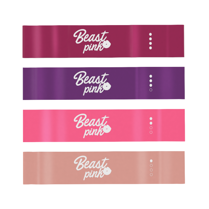 Набір фітнес гумок Resistance Band Set - BeastPink