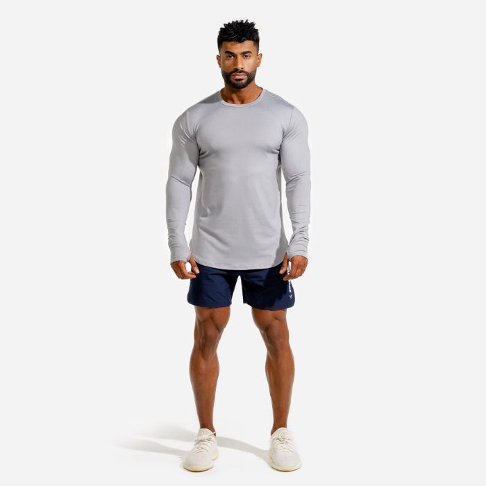 Футболка  Long Sleeve Statement Muscle Grey - SQUATWOLF