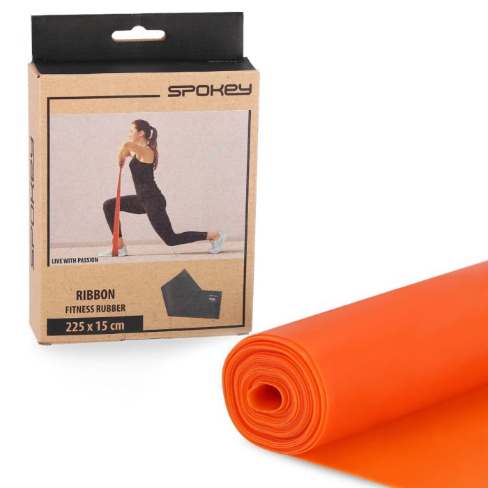 Resistance band Heavy RIBBON lll orange - Spokey