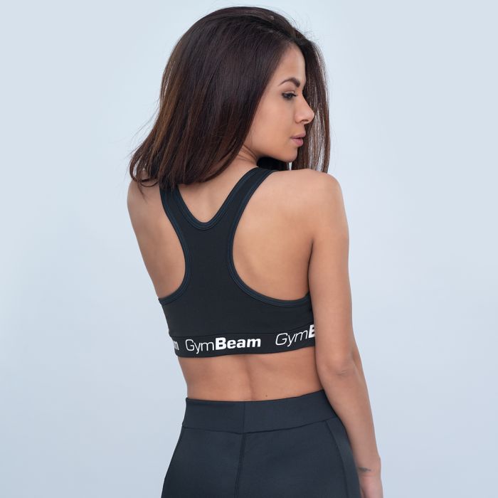 Спортивный топ Simple Black - GymBeam